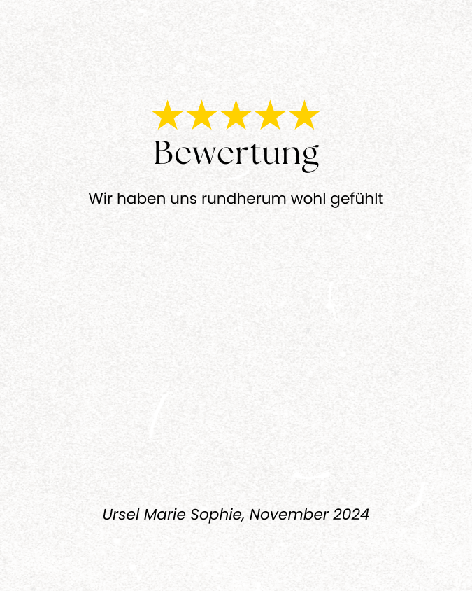 Bewertungen Langeoog Seestern (1)